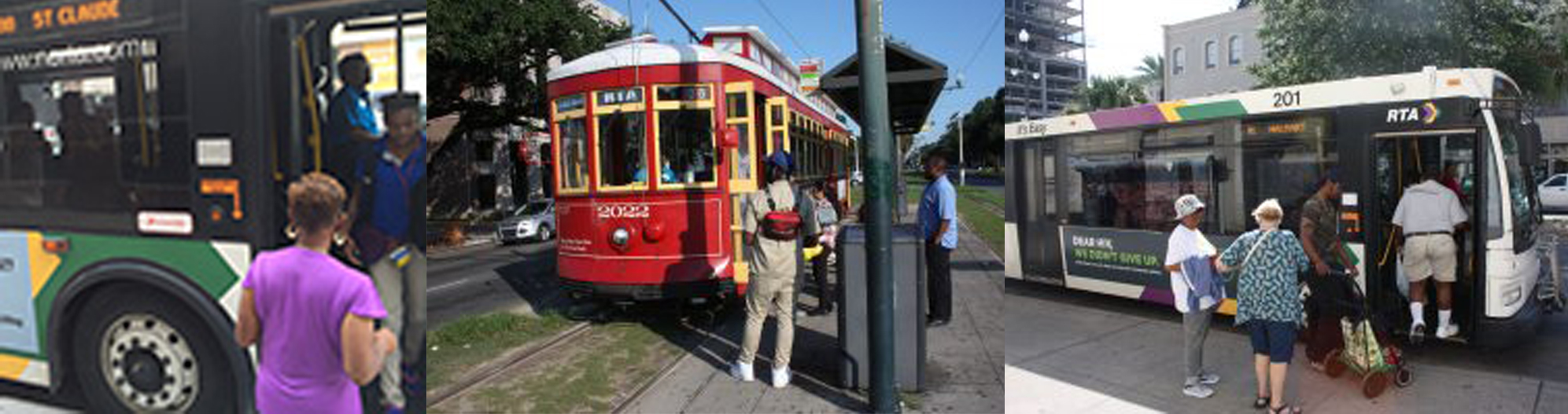 Bus and Streetcar Stops in NOLA